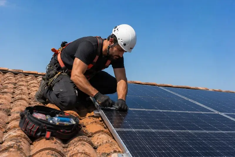 Maintenance et monitoring de panneaux solaires à Collioure