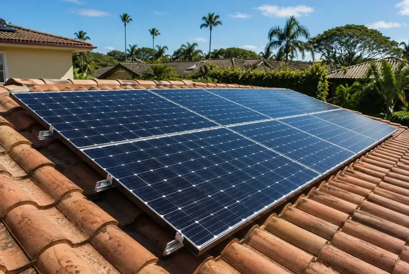 Installation de panneaux solaires à Collioure